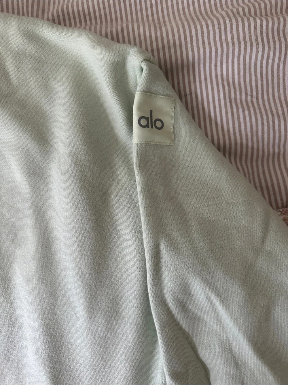 ALO Yoga Women’s Crewneck Sweatshirt in Sage Green